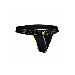 MALE BASICS String NEON MaleBasics Noir-Jaune